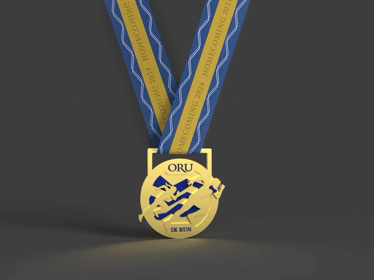 5K Run Medal Concept